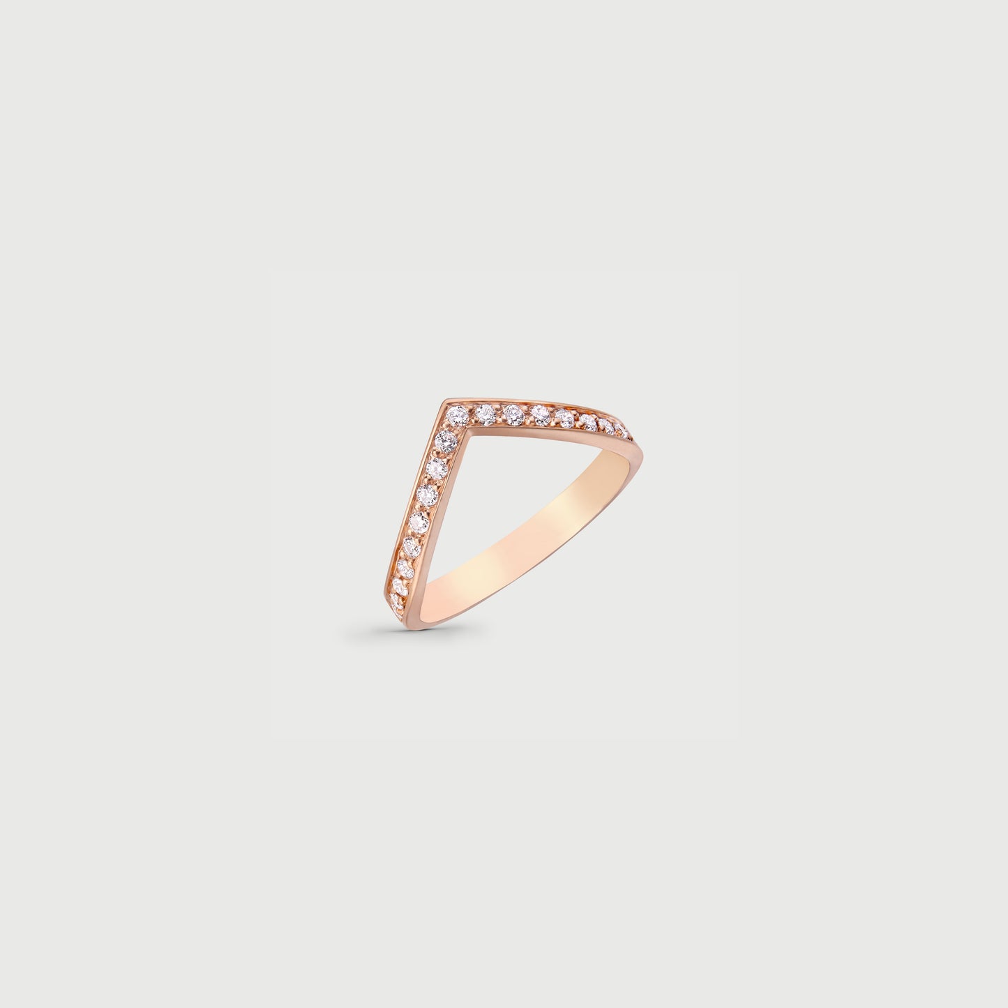 Vector Stack Ring Full Pave (0.19 ct)
