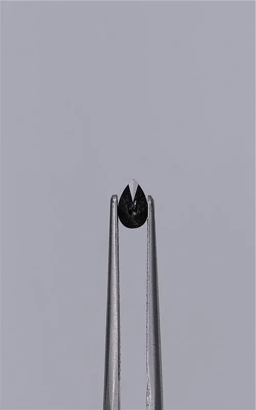 0.26ct Pear Natural Diamond (Colour Fancy Black, Clarity VVS2, Cut EX, GIA Certified)