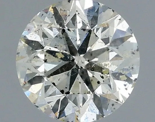 0.50ct Round Natural Diamond (Colour J, Clarity I1, Cut VG, IGI Certified)