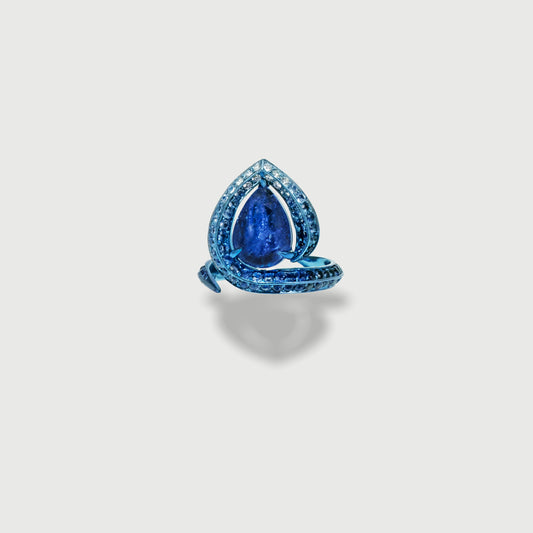 Monumenta Tanzanite & Sapphire Ring