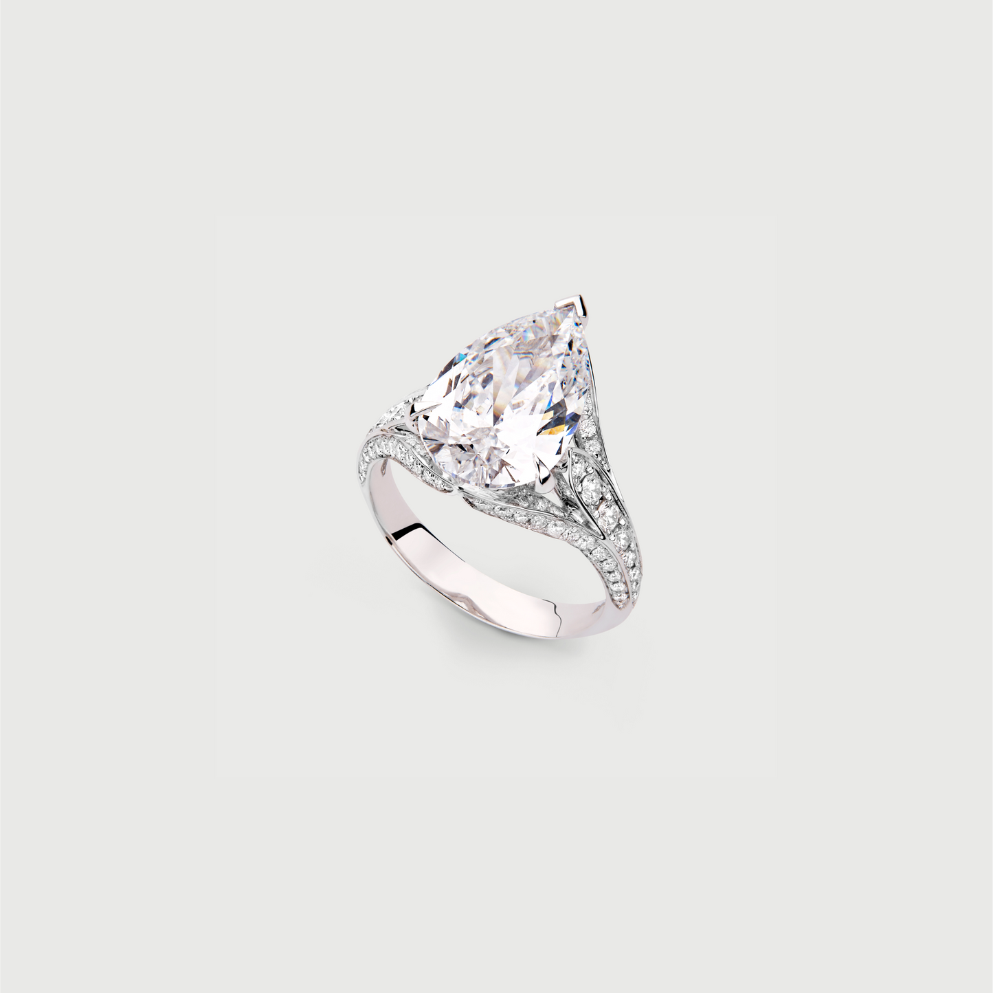 Pear Diamond Engagement Ring