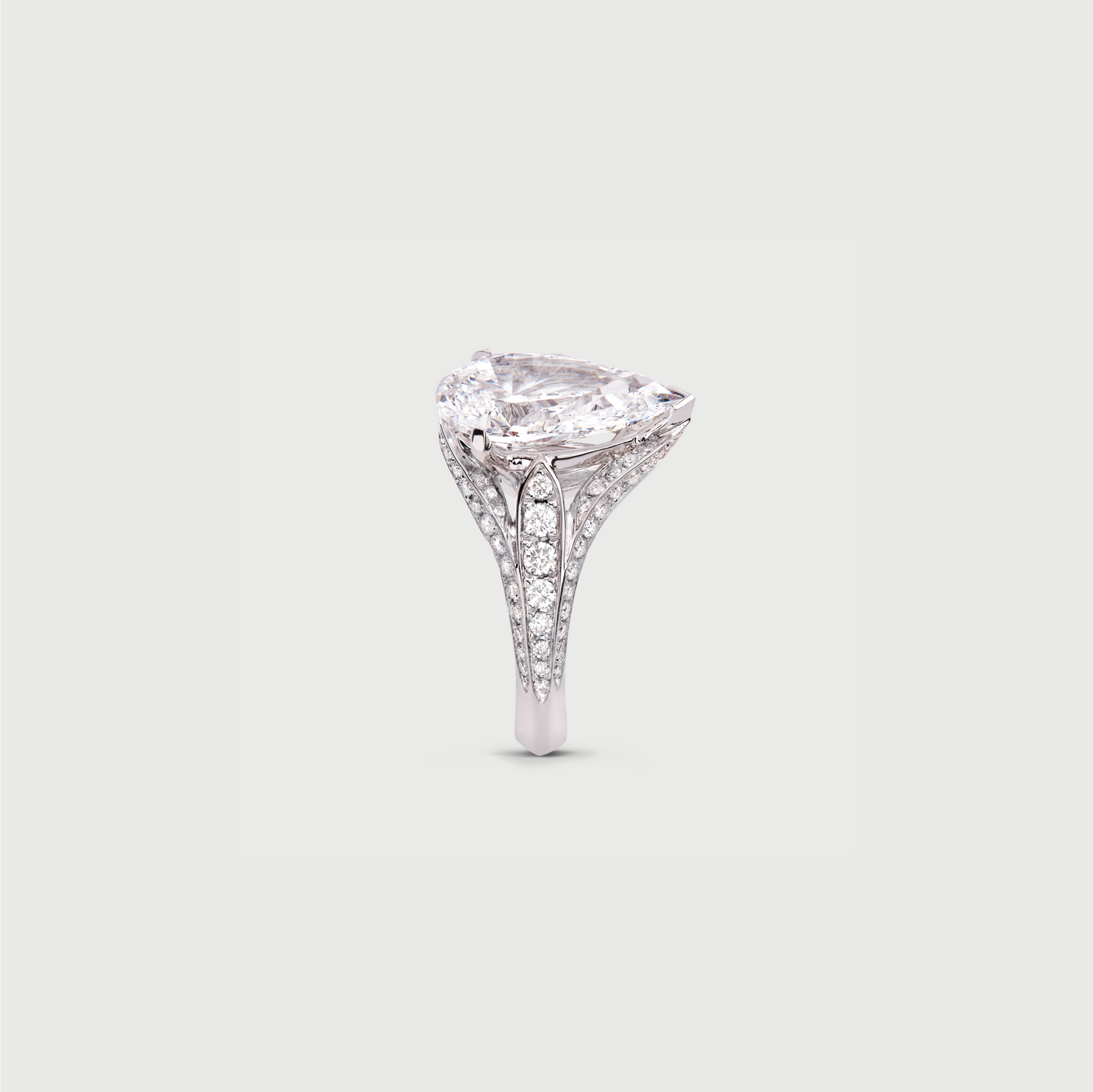 Pear Diamond Engagement Ring