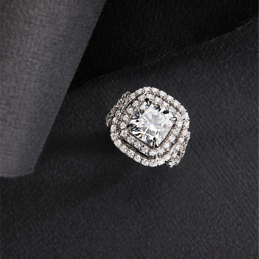 Lace Engagement Ring